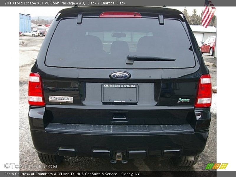 Black / Charcoal Black 2010 Ford Escape XLT V6 Sport Package 4WD