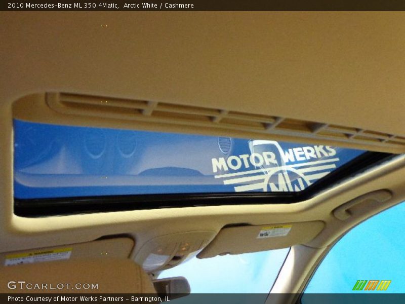 Arctic White / Cashmere 2010 Mercedes-Benz ML 350 4Matic