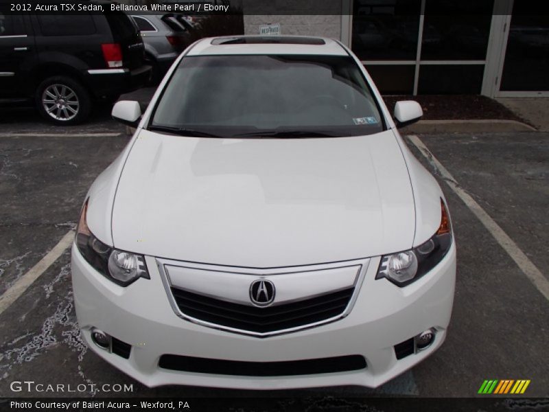 Bellanova White Pearl / Ebony 2012 Acura TSX Sedan