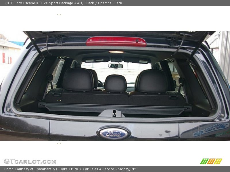 Black / Charcoal Black 2010 Ford Escape XLT V6 Sport Package 4WD