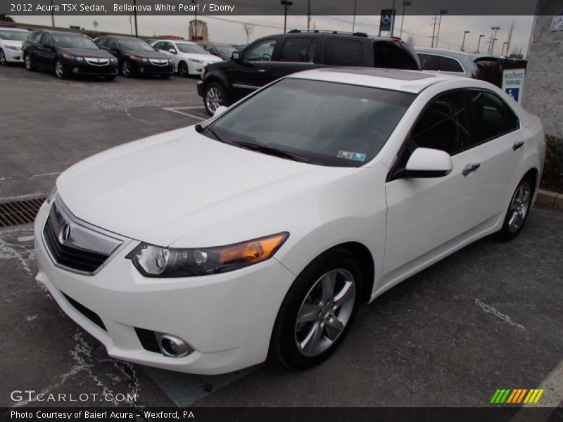 Bellanova White Pearl / Ebony 2012 Acura TSX Sedan