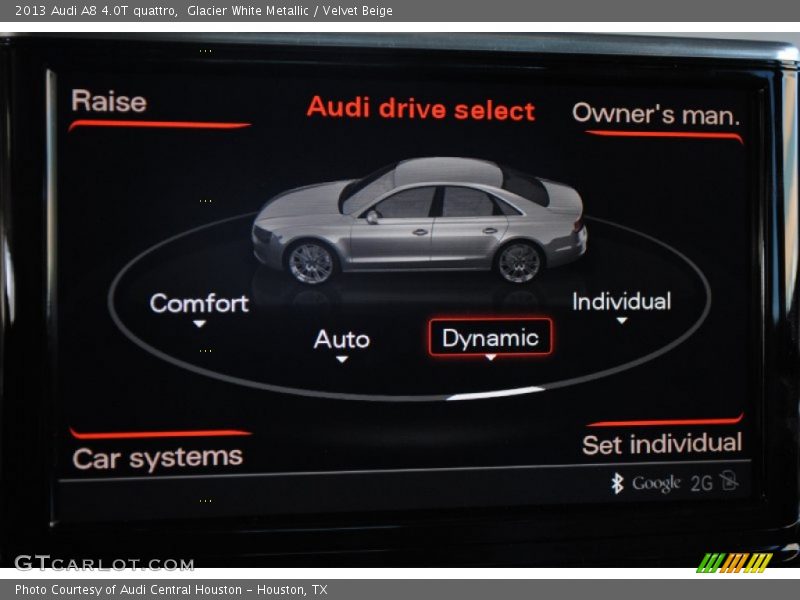 Controls of 2013 A8 4.0T quattro