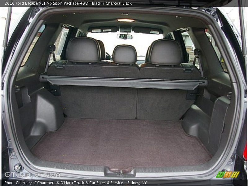  2010 Escape XLT V6 Sport Package 4WD Trunk
