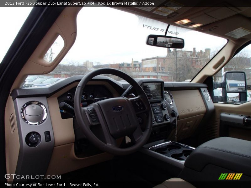 Kodiak Brown Metallic / Adobe 2013 Ford F250 Super Duty Lariat SuperCab 4x4