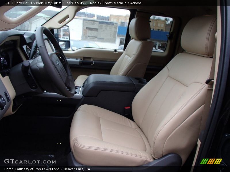  2013 F250 Super Duty Lariat SuperCab 4x4 Adobe Interior