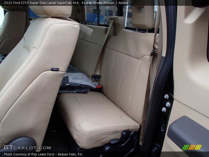 Rear Seat of 2013 F250 Super Duty Lariat SuperCab 4x4