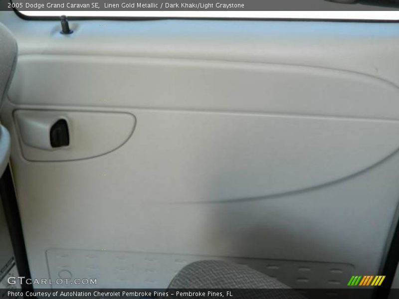 Linen Gold Metallic / Dark Khaki/Light Graystone 2005 Dodge Grand Caravan SE