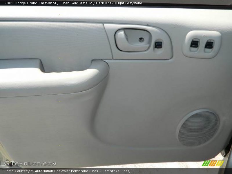 Linen Gold Metallic / Dark Khaki/Light Graystone 2005 Dodge Grand Caravan SE