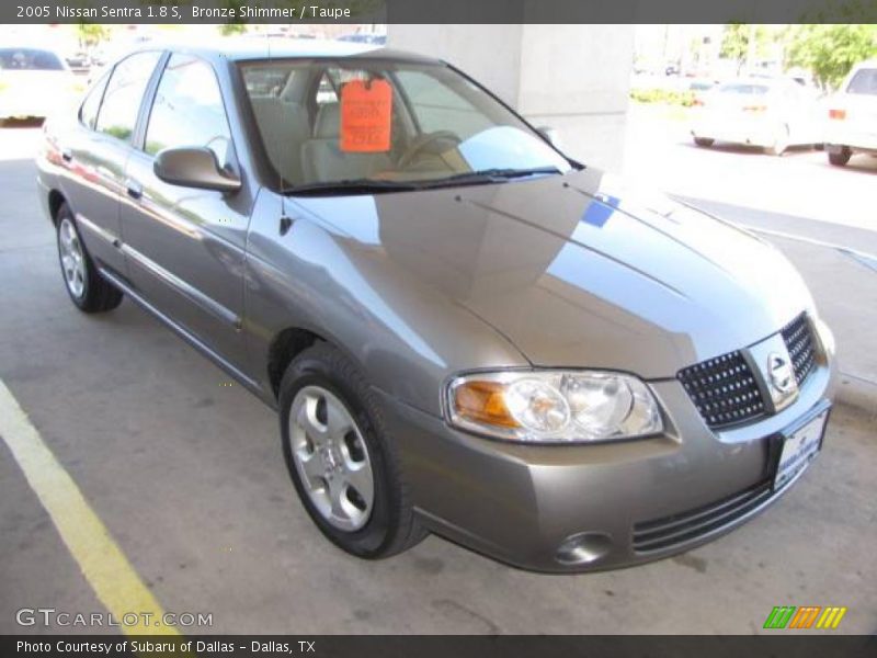 Bronze Shimmer / Taupe 2005 Nissan Sentra 1.8 S
