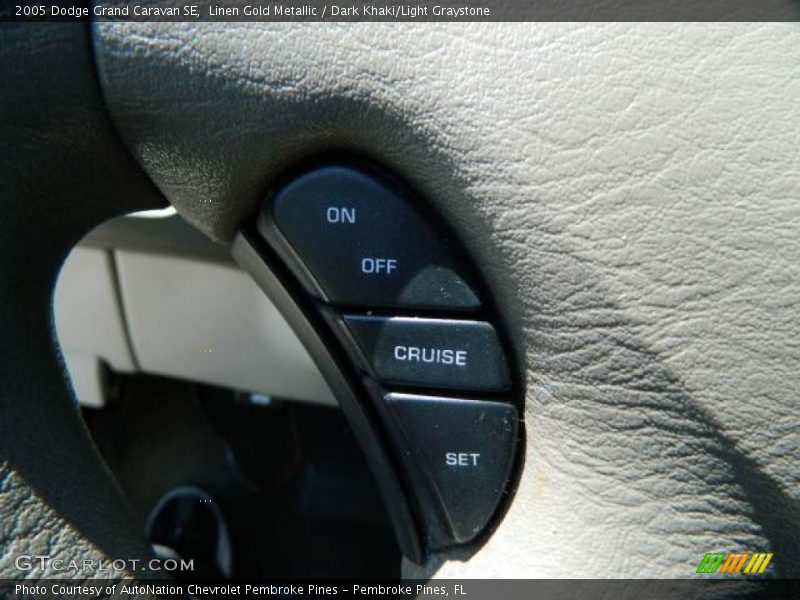 Linen Gold Metallic / Dark Khaki/Light Graystone 2005 Dodge Grand Caravan SE