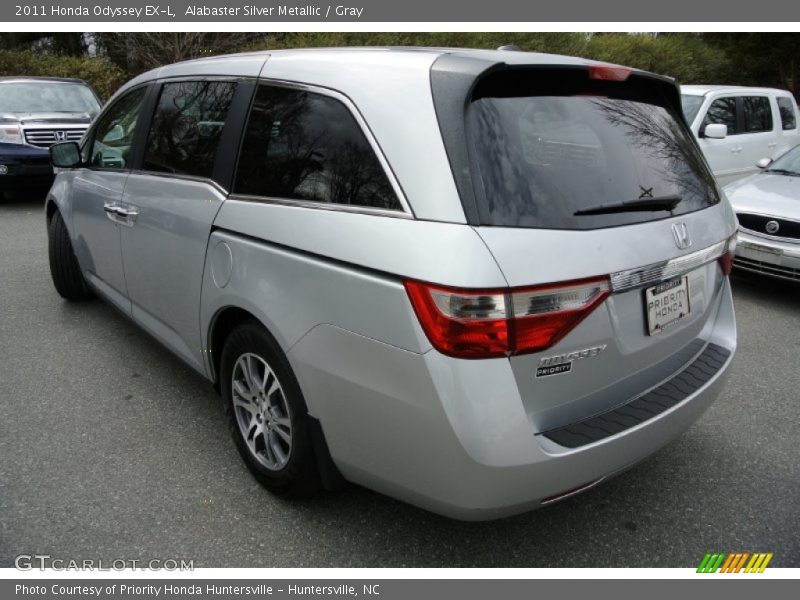 Alabaster Silver Metallic / Gray 2011 Honda Odyssey EX-L