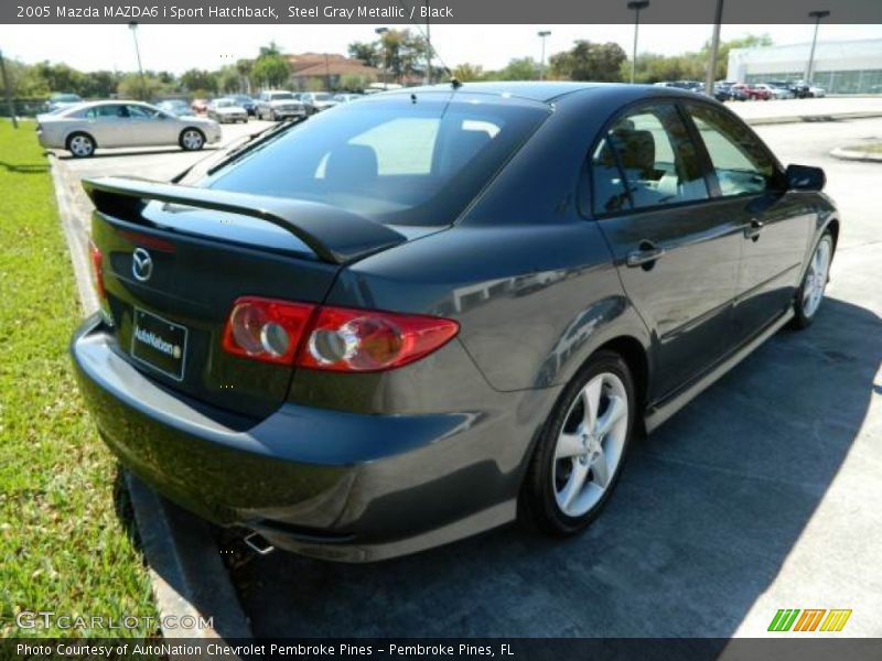 Steel Gray Metallic / Black 2005 Mazda MAZDA6 i Sport Hatchback