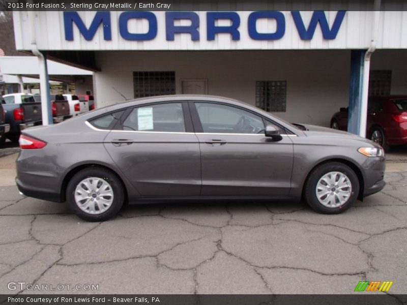 Sterling Gray Metallic / Earth Gray 2013 Ford Fusion S