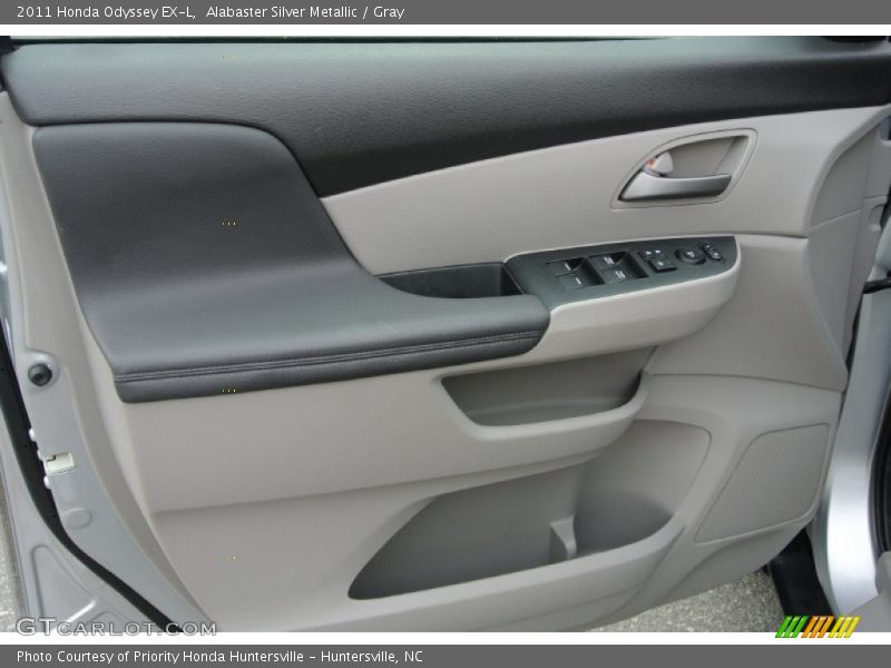 Alabaster Silver Metallic / Gray 2011 Honda Odyssey EX-L