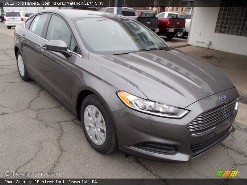 Sterling Gray Metallic / Earth Gray 2013 Ford Fusion S