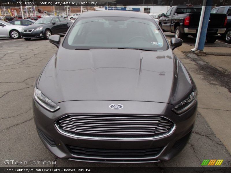 Sterling Gray Metallic / Earth Gray 2013 Ford Fusion S