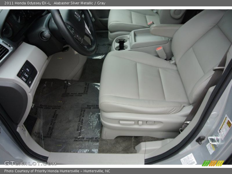 Alabaster Silver Metallic / Gray 2011 Honda Odyssey EX-L