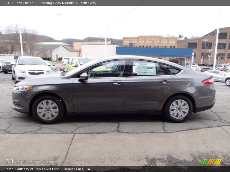 Sterling Gray Metallic / Earth Gray 2013 Ford Fusion S