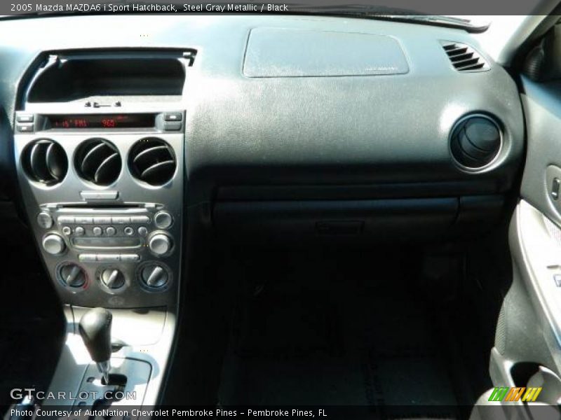 Steel Gray Metallic / Black 2005 Mazda MAZDA6 i Sport Hatchback