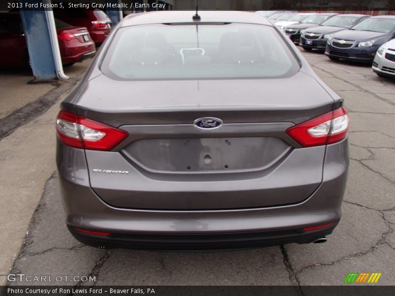 Sterling Gray Metallic / Earth Gray 2013 Ford Fusion S