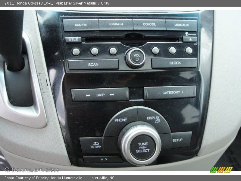 Alabaster Silver Metallic / Gray 2011 Honda Odyssey EX-L