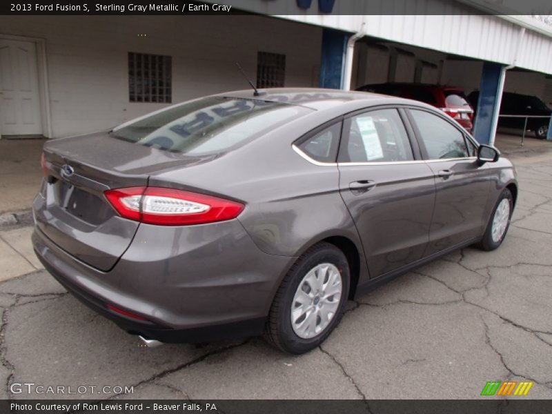 Sterling Gray Metallic / Earth Gray 2013 Ford Fusion S
