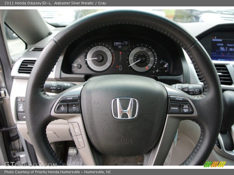 Alabaster Silver Metallic / Gray 2011 Honda Odyssey EX-L