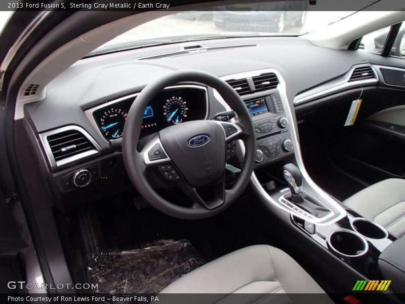 Sterling Gray Metallic / Earth Gray 2013 Ford Fusion S