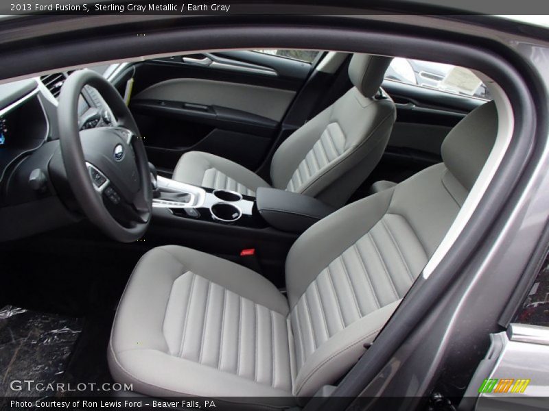 Sterling Gray Metallic / Earth Gray 2013 Ford Fusion S