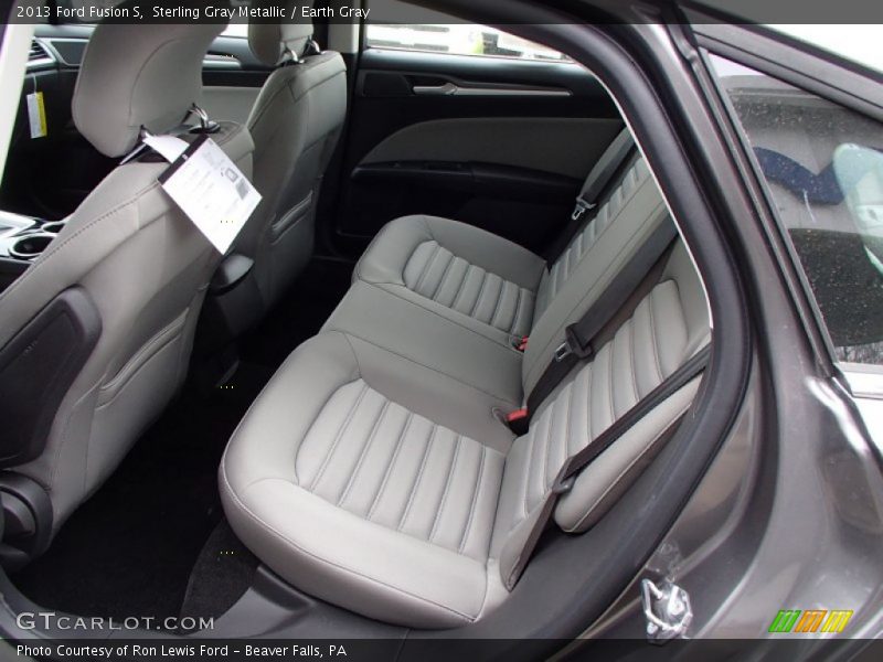 Sterling Gray Metallic / Earth Gray 2013 Ford Fusion S