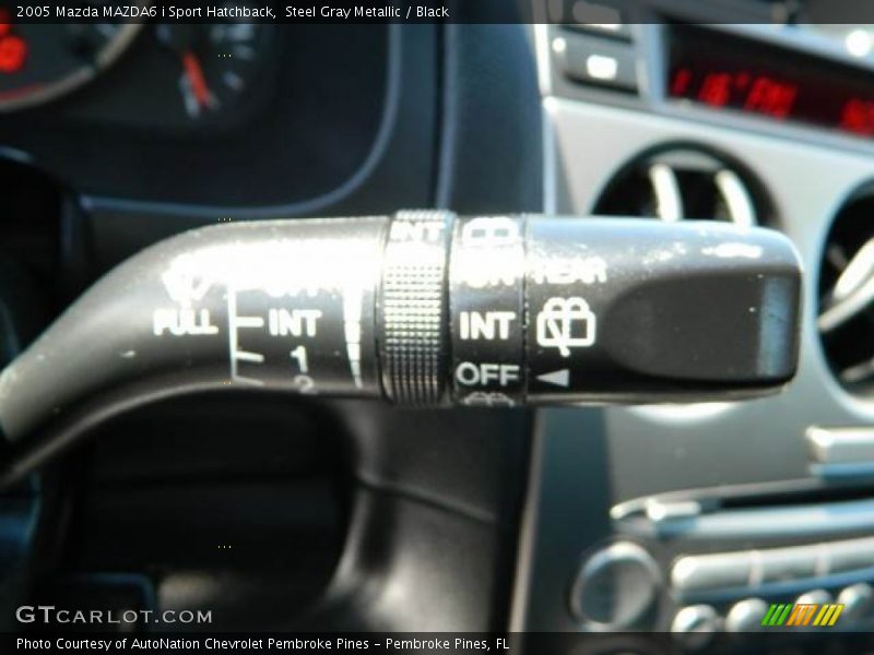 Steel Gray Metallic / Black 2005 Mazda MAZDA6 i Sport Hatchback