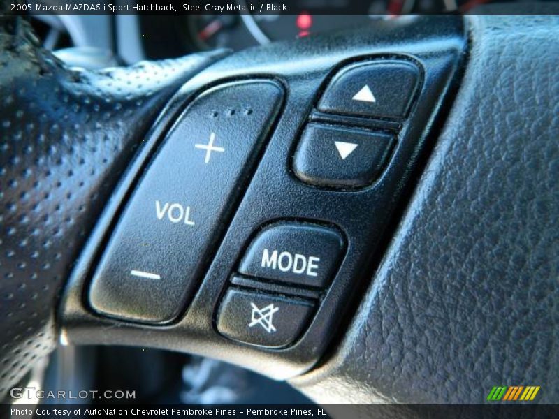 Steel Gray Metallic / Black 2005 Mazda MAZDA6 i Sport Hatchback