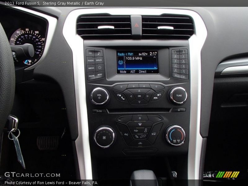 Sterling Gray Metallic / Earth Gray 2013 Ford Fusion S