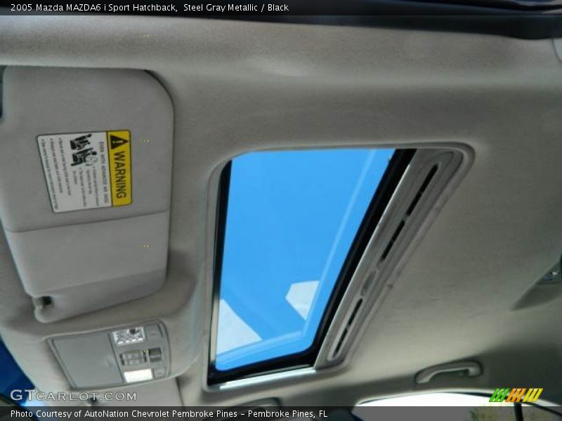 Steel Gray Metallic / Black 2005 Mazda MAZDA6 i Sport Hatchback