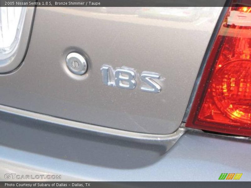 Bronze Shimmer / Taupe 2005 Nissan Sentra 1.8 S