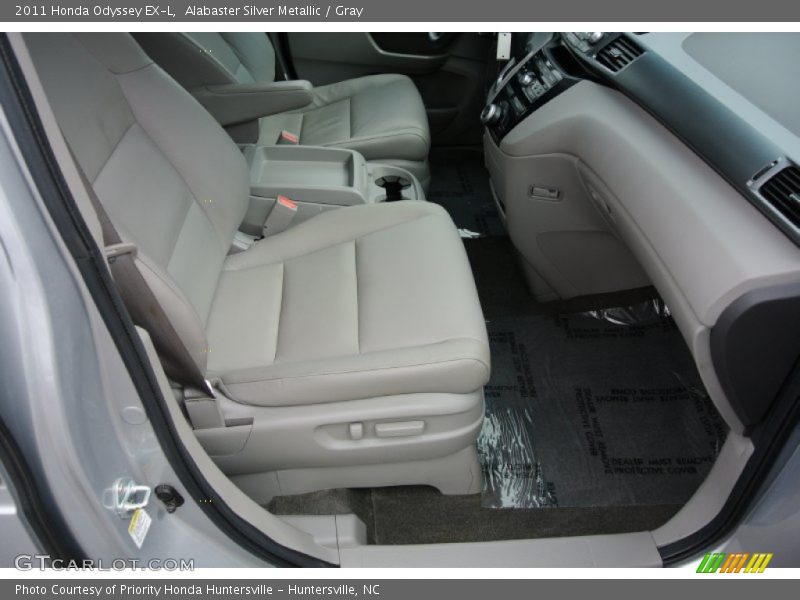 Alabaster Silver Metallic / Gray 2011 Honda Odyssey EX-L