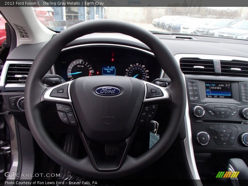 Sterling Gray Metallic / Earth Gray 2013 Ford Fusion S