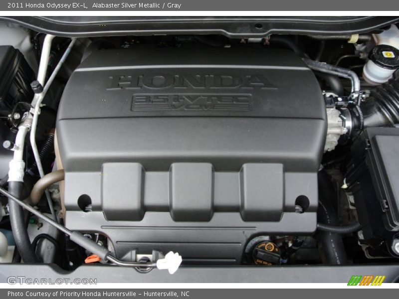 Alabaster Silver Metallic / Gray 2011 Honda Odyssey EX-L