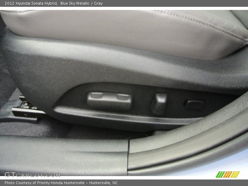 Blue Sky Metallic / Gray 2012 Hyundai Sonata Hybrid
