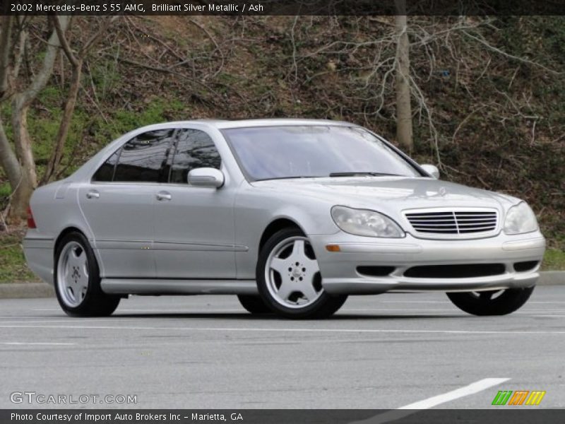 Front 3/4 View of 2002 S 55 AMG