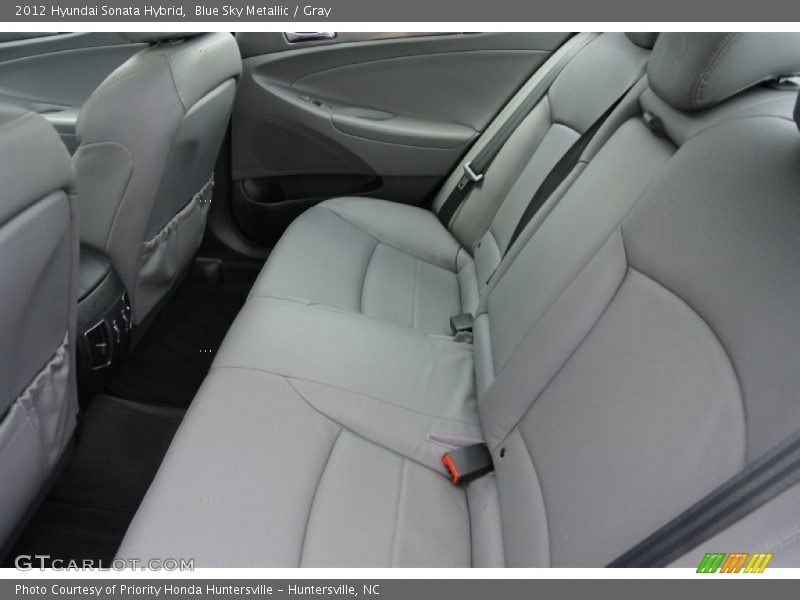 Blue Sky Metallic / Gray 2012 Hyundai Sonata Hybrid
