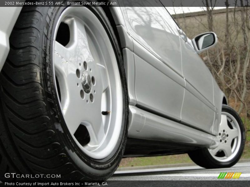 Brilliant Silver Metallic / Ash 2002 Mercedes-Benz S 55 AMG