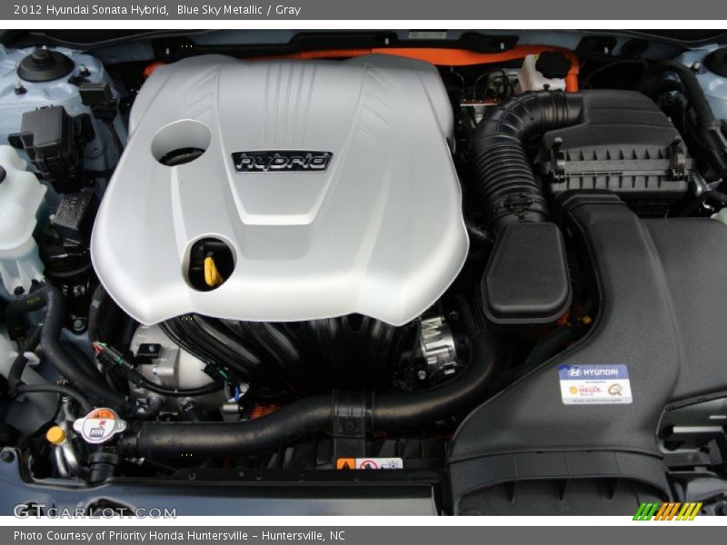 Blue Sky Metallic / Gray 2012 Hyundai Sonata Hybrid