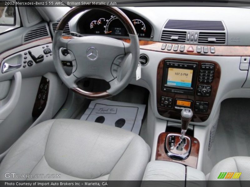 Dashboard of 2002 S 55 AMG