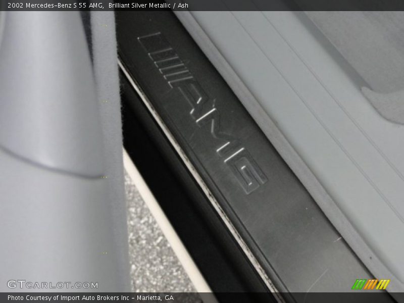 Brilliant Silver Metallic / Ash 2002 Mercedes-Benz S 55 AMG