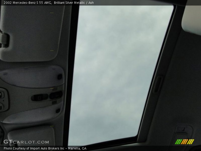 Brilliant Silver Metallic / Ash 2002 Mercedes-Benz S 55 AMG