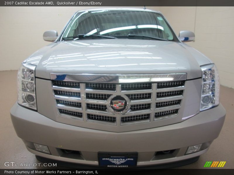Quicksilver / Ebony/Ebony 2007 Cadillac Escalade AWD