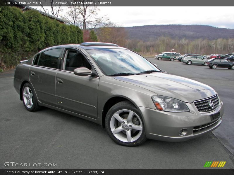 Polished Pewter Metallic / Charcoal 2006 Nissan Altima 3.5 SE