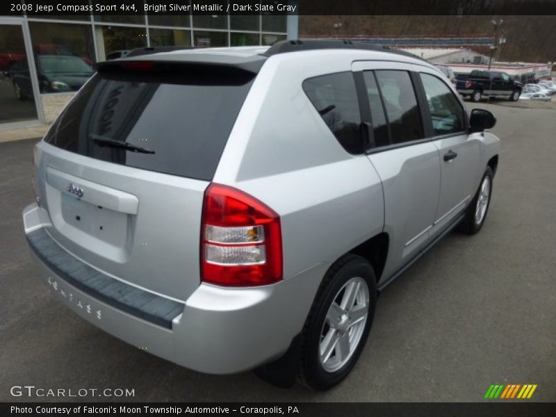 Bright Silver Metallic / Dark Slate Gray 2008 Jeep Compass Sport 4x4