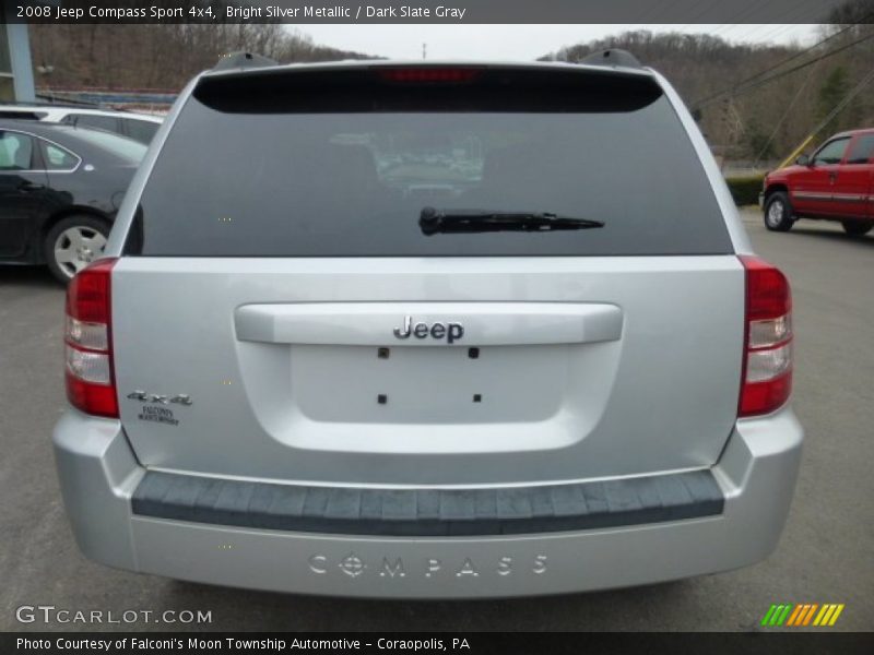 Bright Silver Metallic / Dark Slate Gray 2008 Jeep Compass Sport 4x4